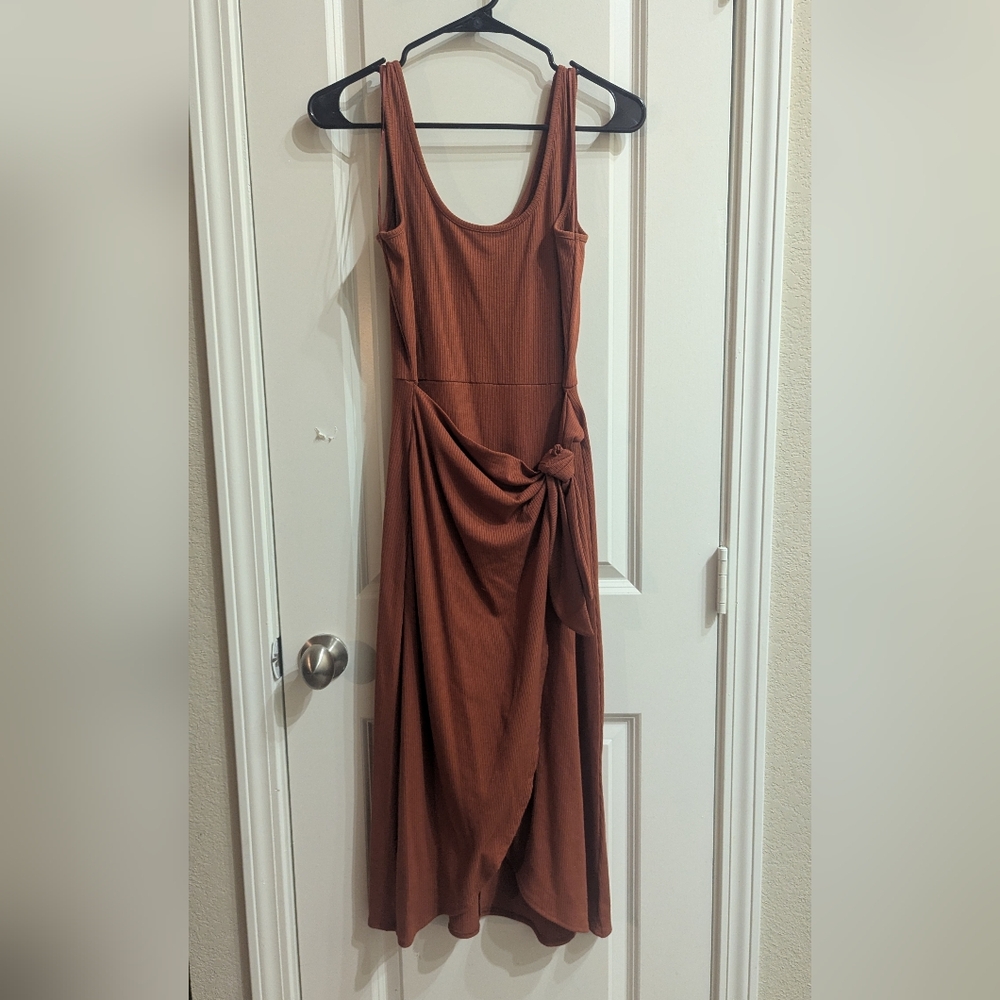 Nine Britton Amber Knit Midi Wrap Dress